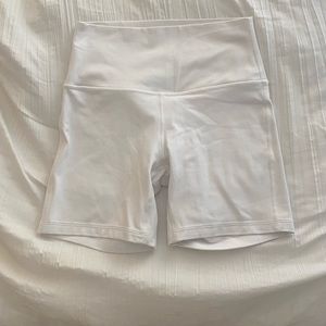 Lululemon 6” Align Shorts White
